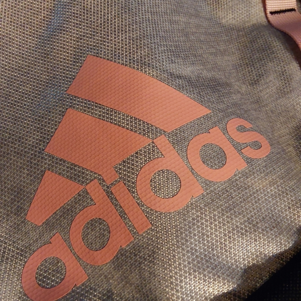 New Adidas Lightweight Poly Drawstring Backpack - image 6
